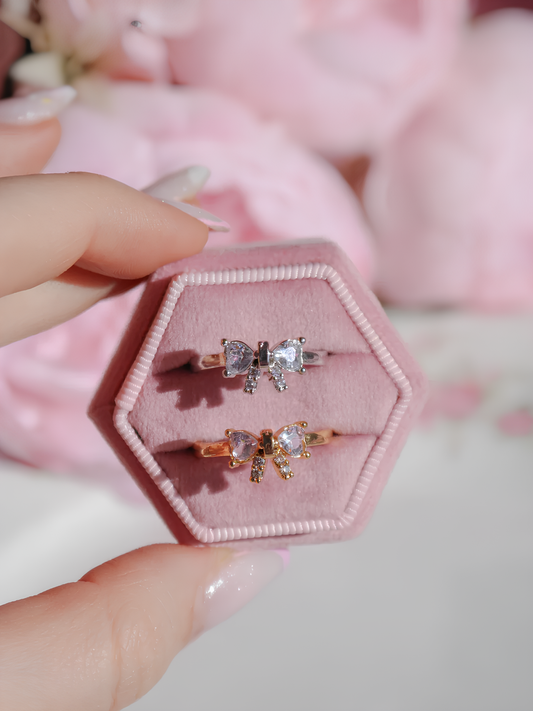 Crystal Bow Ring