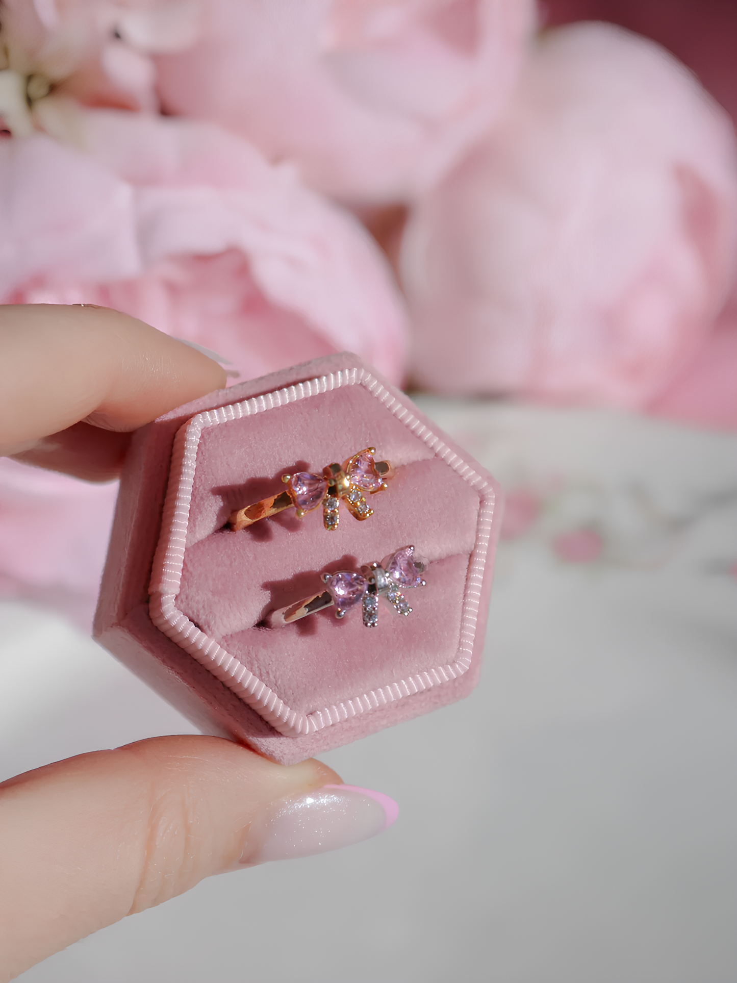 Crystal Bow Ring