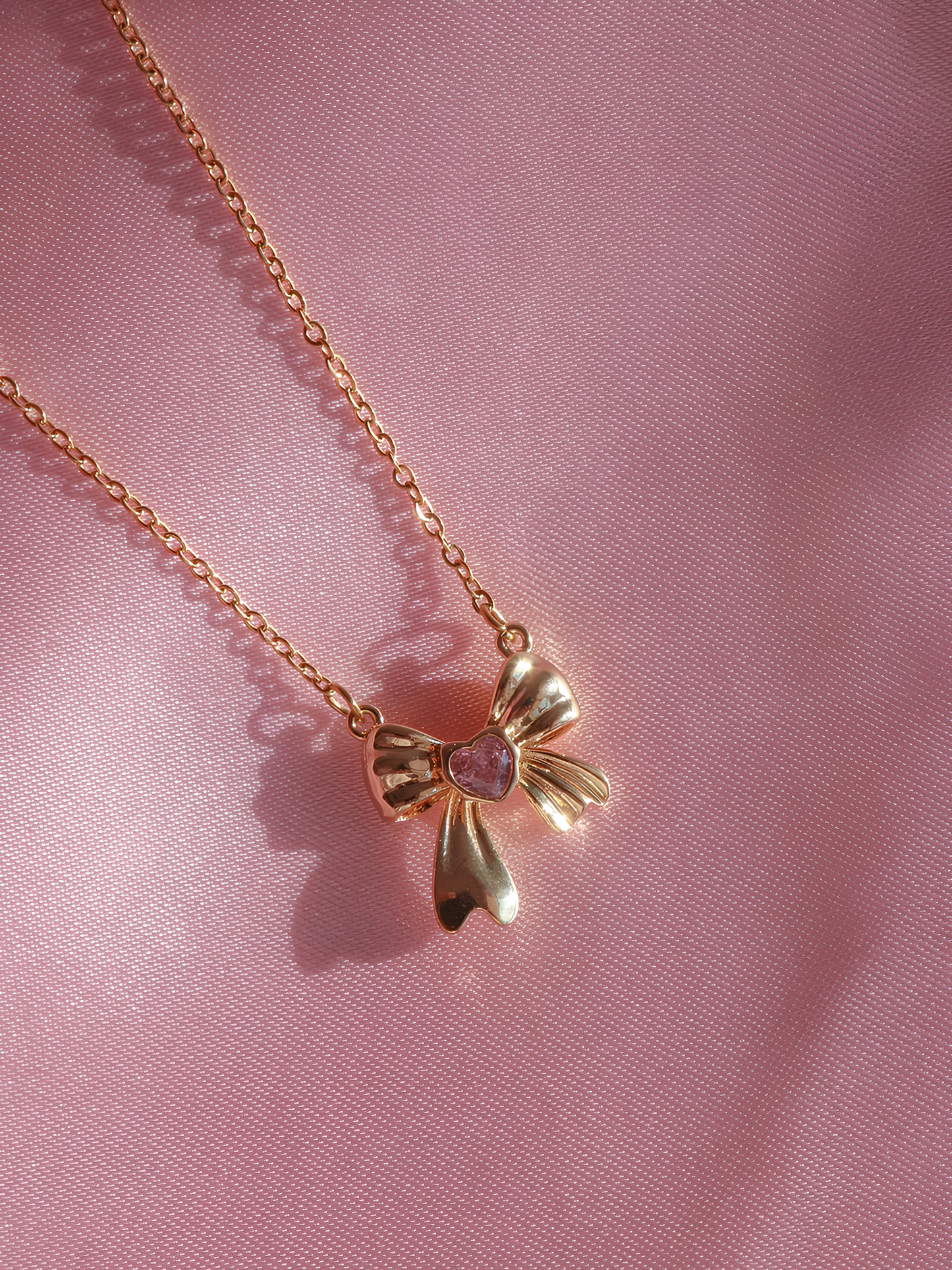 Love Ribbon Necklace