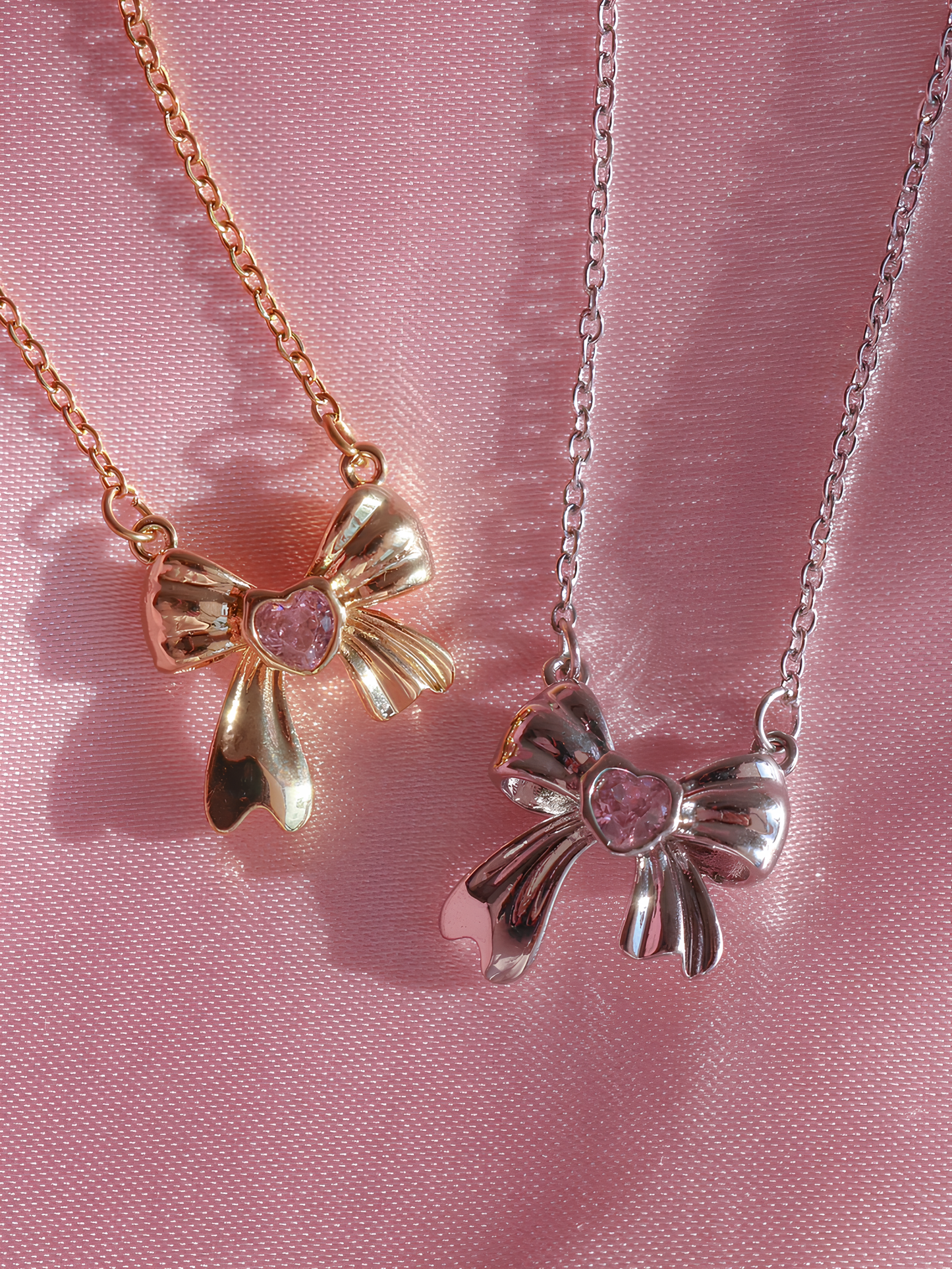 Love Ribbon Necklace