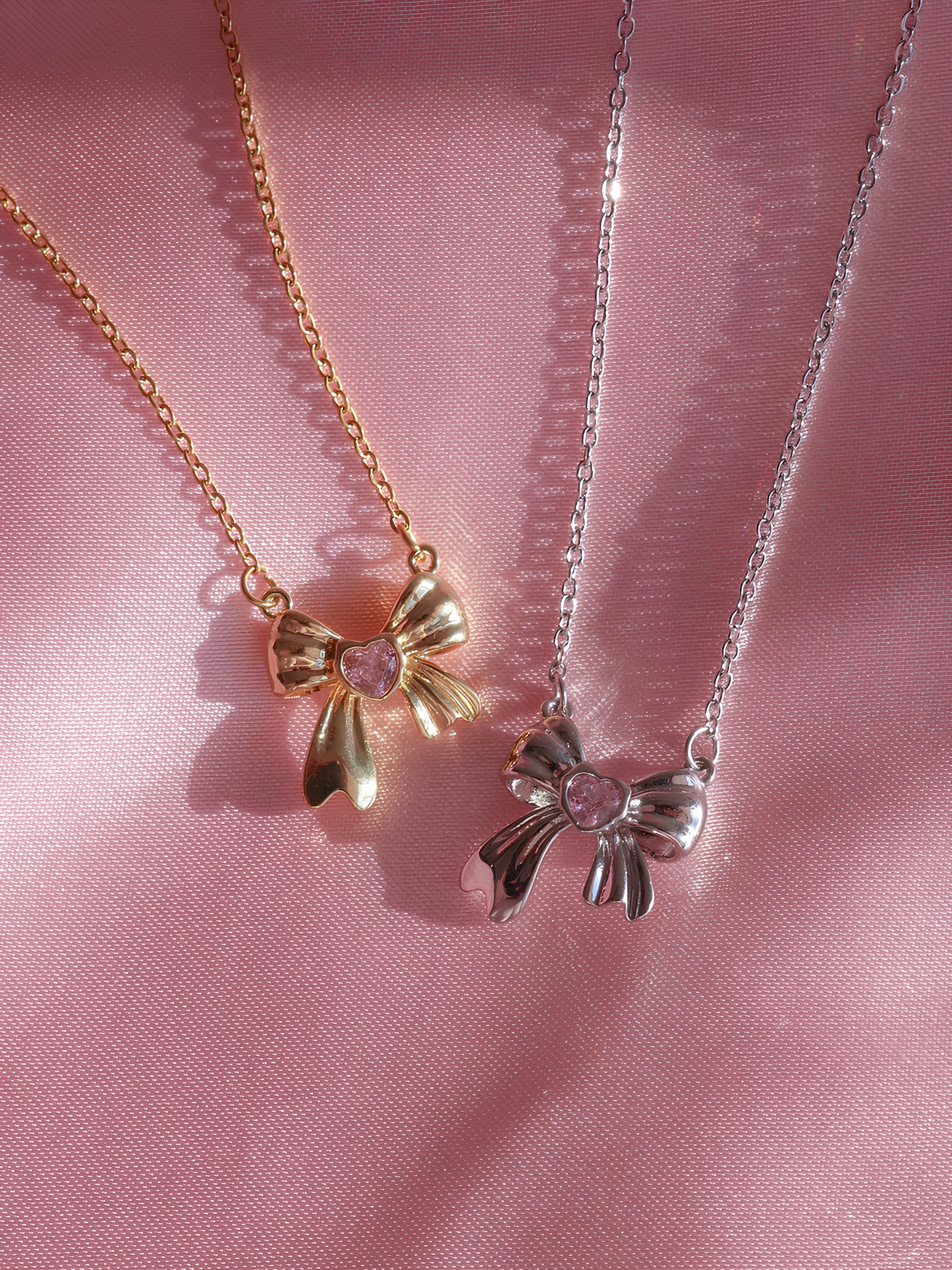 Love Ribbon Necklace