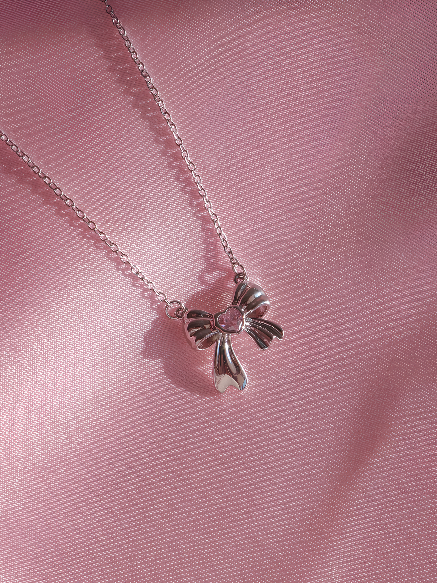 Love Ribbon Necklace