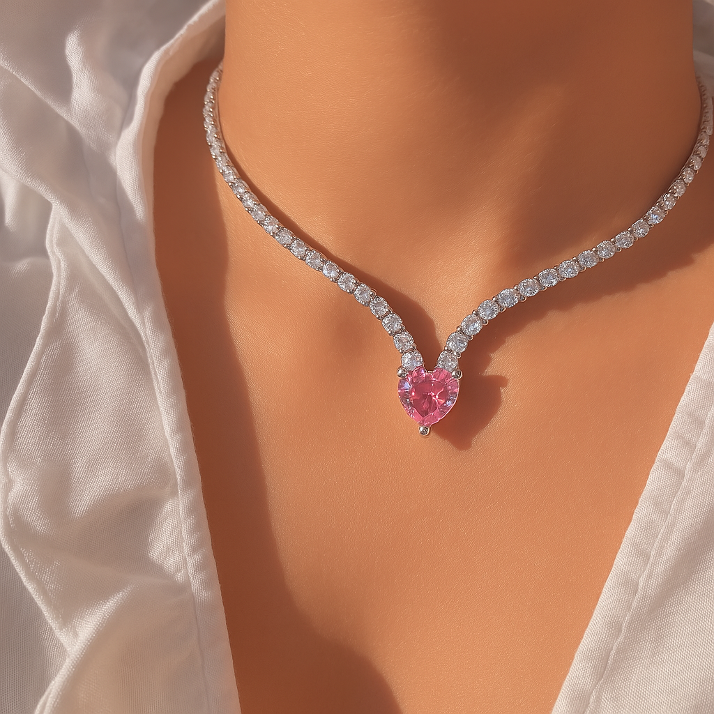 Crystal Heart Necklace