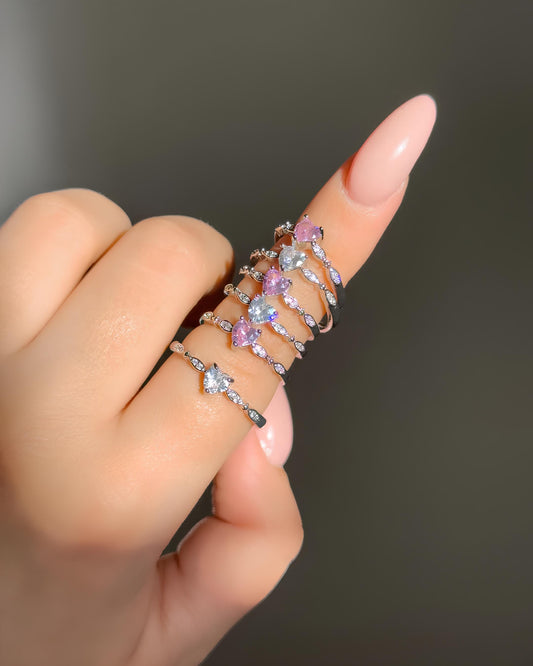 Starlight Heart Ring